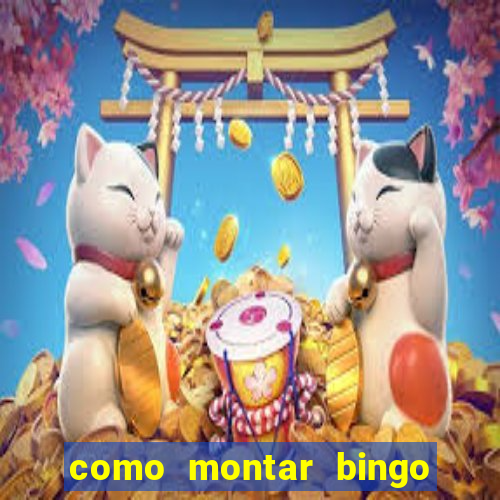 como montar bingo brinquedos toia